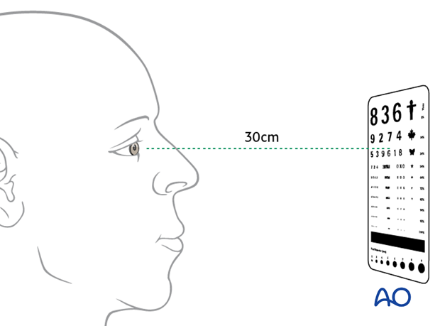 examination of patients with midfacial injuries